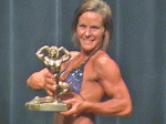 ROCK SOLID: Struthers resident Jamie Milligan holds a trophy after winning one of her amateur competitions this summer.